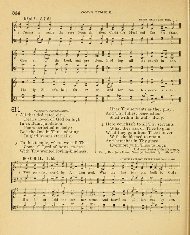 Carmina Sanctorum, a selection of hymns and songs of praise with tunes page 315