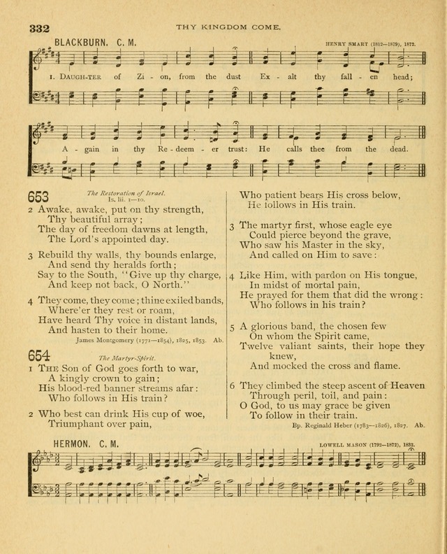 Carmina Sanctorum, a selection of hymns and songs of praise with tunes page 333