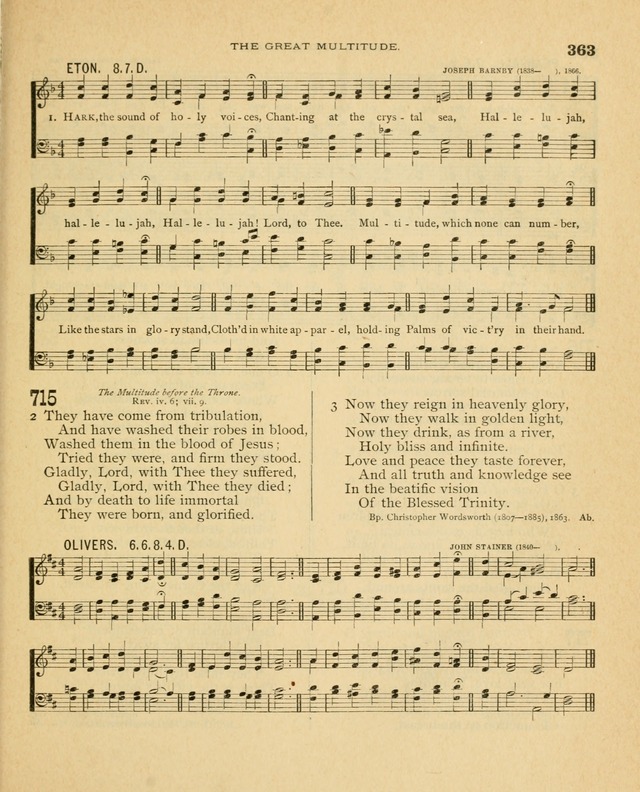 Carmina Sanctorum, a selection of hymns and songs of praise with tunes page 364