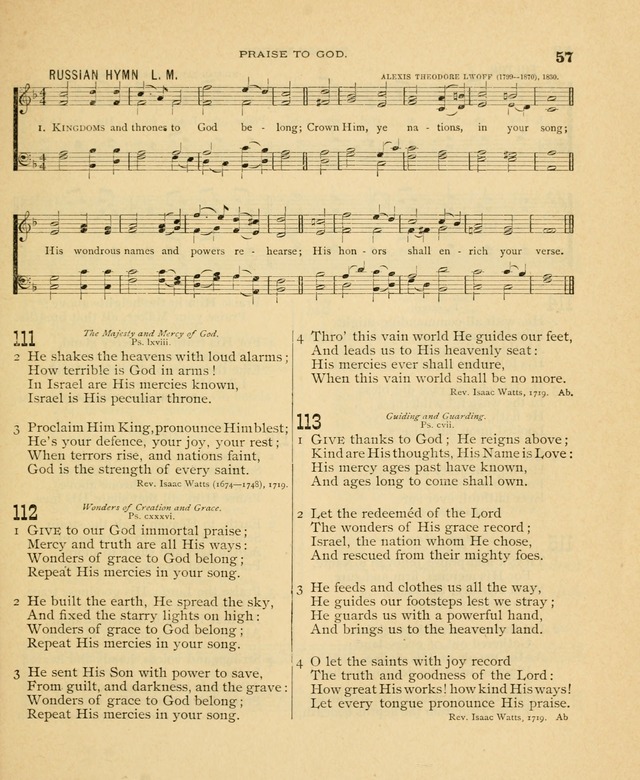 Carmina Sanctorum, a selection of hymns and songs of praise with tunes page 58