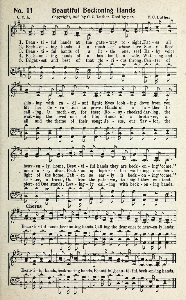 Calvary Songs: A Choice Collection of Gospel Songs, both Old and New page 12