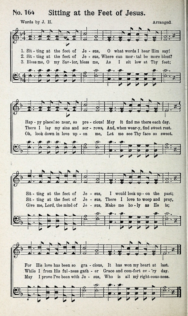 Calvary Songs: A Choice Collection of Gospel Songs, both Old and New page 165