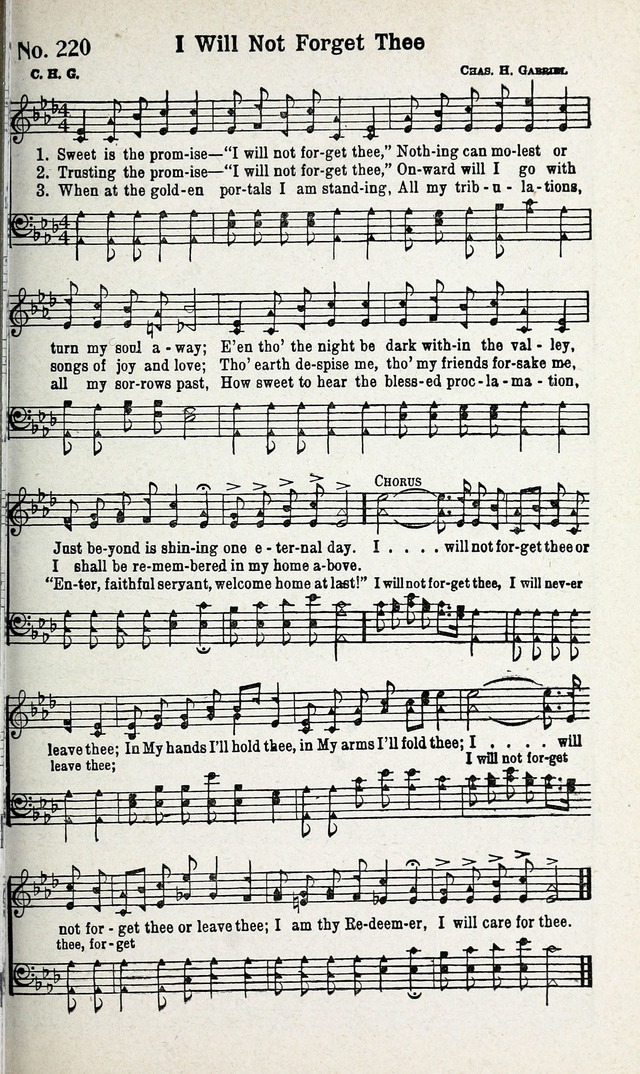 Calvary Songs: A Choice Collection of Gospel Songs, both Old and New page 230