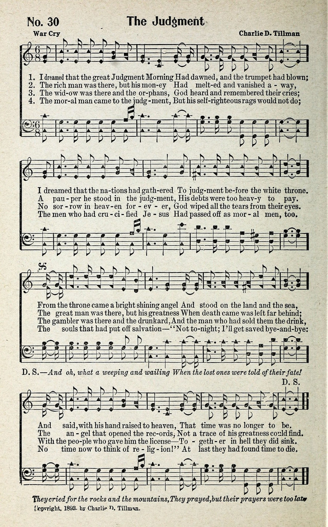 Calvary Songs: A Choice Collection of Gospel Songs, both Old and New page 31