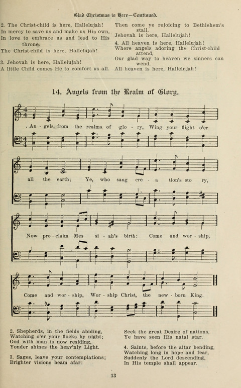 The Christmas Song Book: containing Forty of the Best christmas Songs page 11