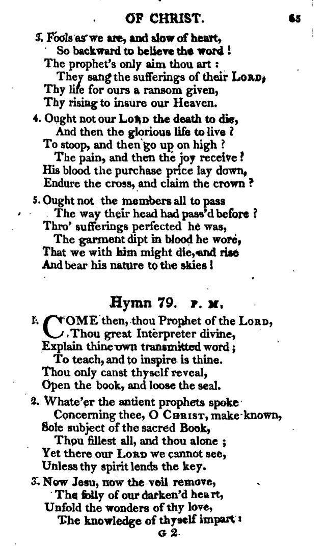 A Choice Selection of Evangelical Hymns, from various authors: for the use of the English Evangelical Lutheran Church in New York page 65