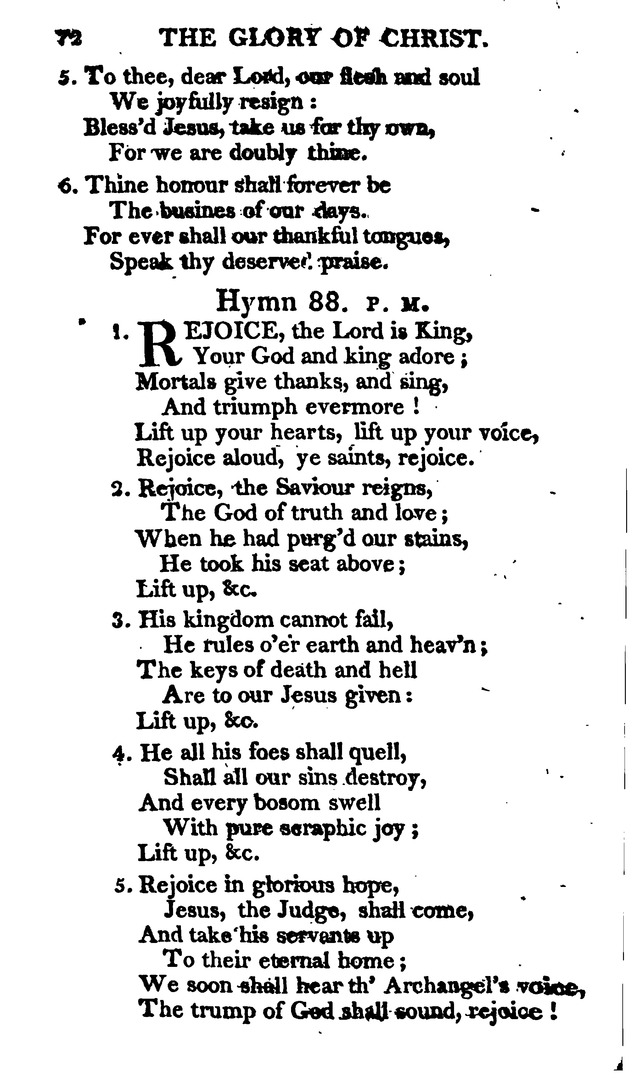A Choice Selection of Evangelical Hymns, from various authors: for the use of the English Evangelical Lutheran Church in New York page 72