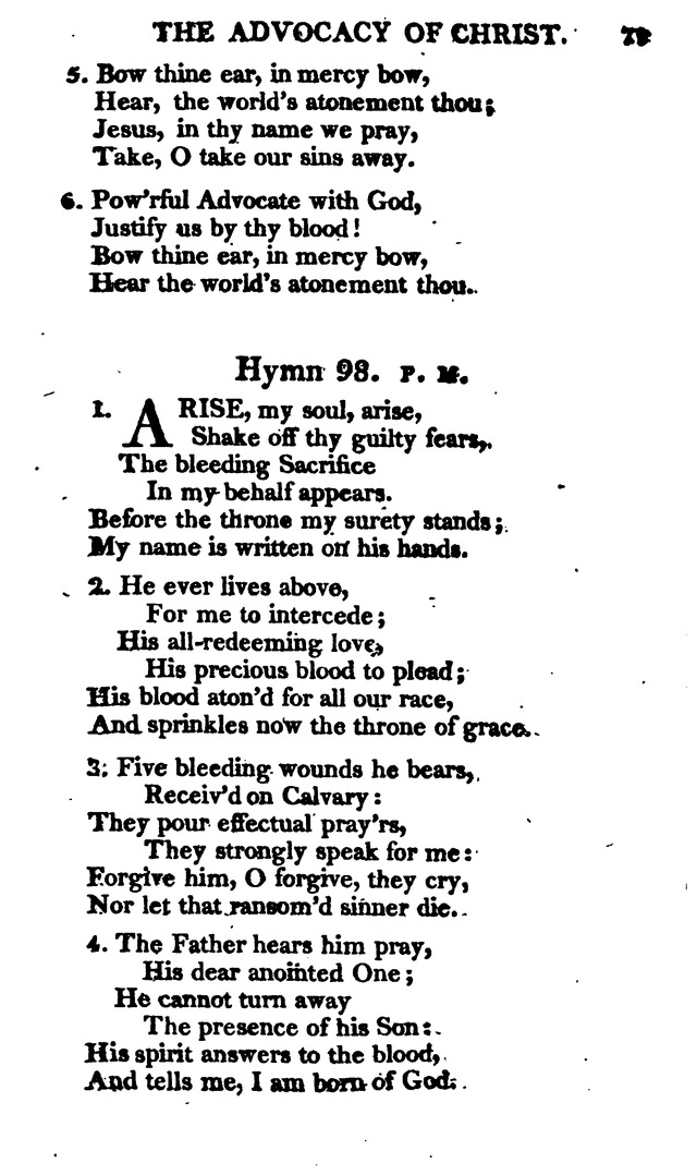 A Choice Selection of Evangelical Hymns, from various authors: for the use of the English Evangelical Lutheran Church in New York page 79