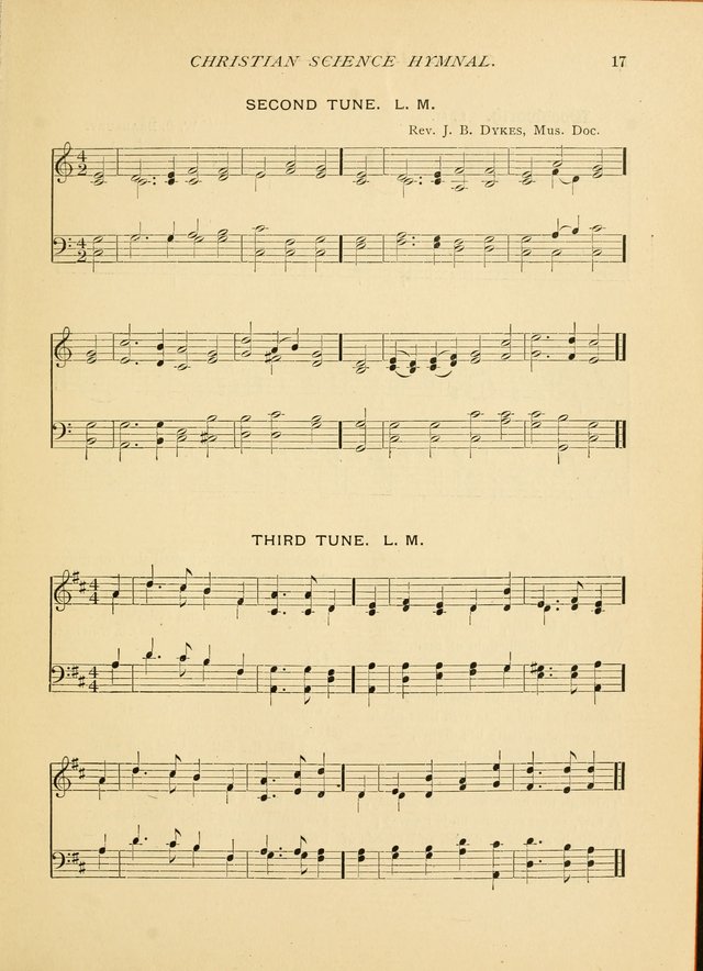 Christian Science Hymnal: a selection of spiritual songs page 17