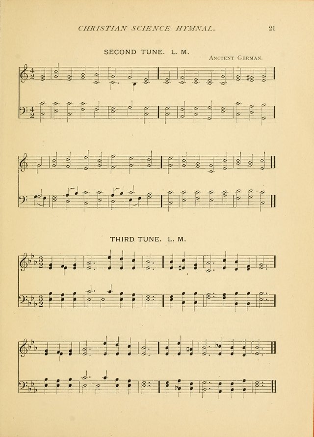 Christian Science Hymnal: a selection of spiritual songs page 21