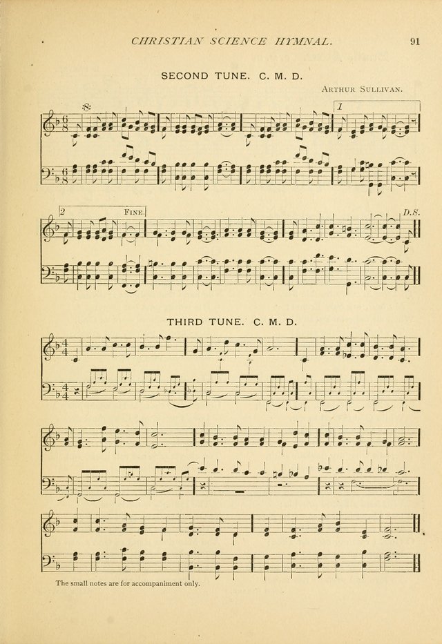 Christian Science Hymnal: a selection of spiritual songs page 91