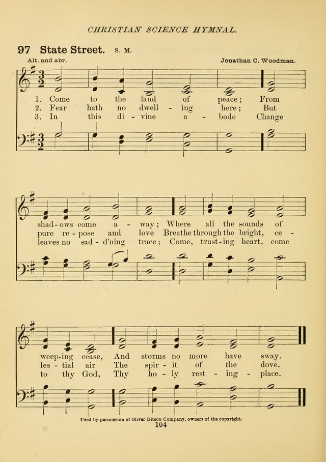 Christian Science Hymnal page 113