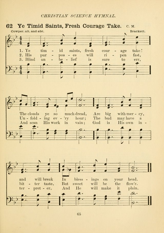 Christian Science Hymnal page 74