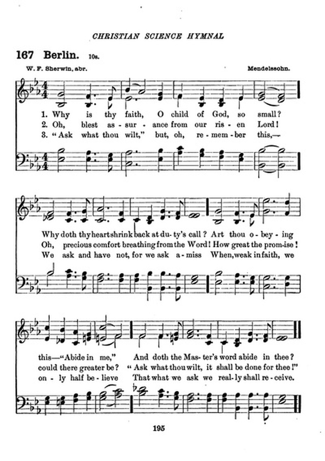 Christian Science Hymnal page 195