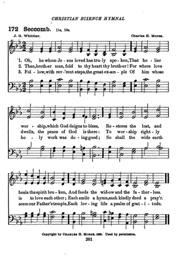 Christian Science Hymnal page 201