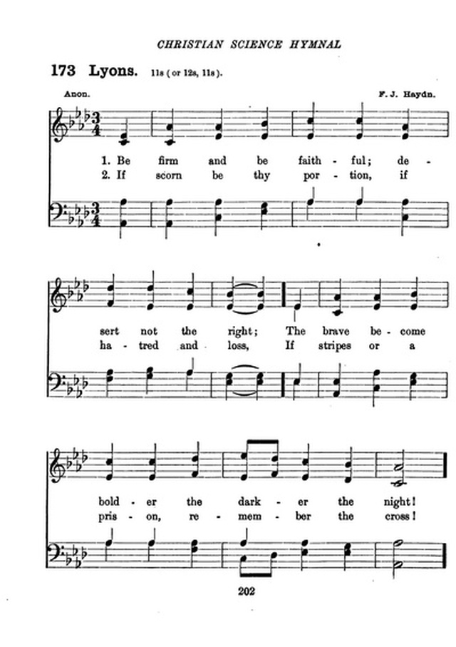 Christian Science Hymnal page 202