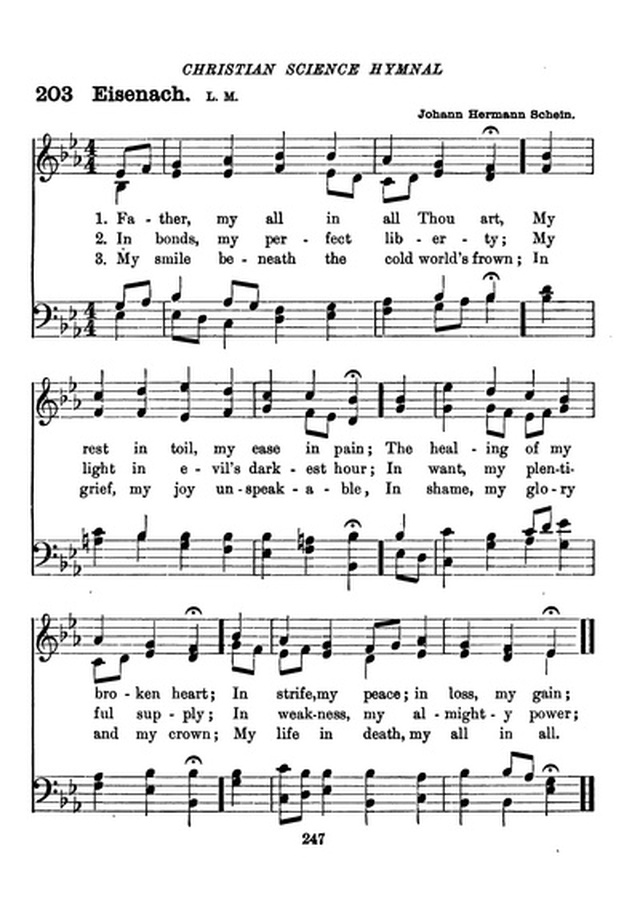 Christian Science Hymnal page 247
