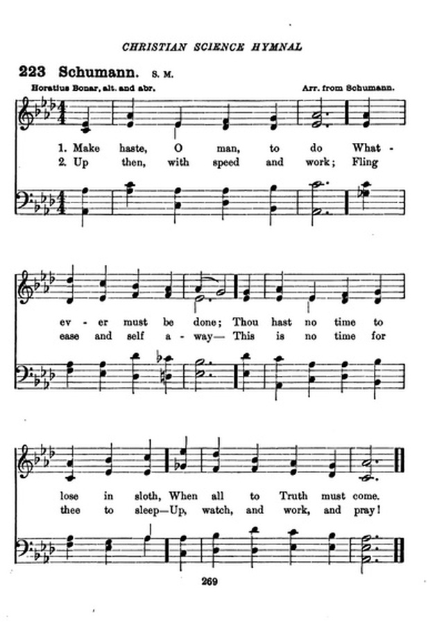 Christian Science Hymnal page 269