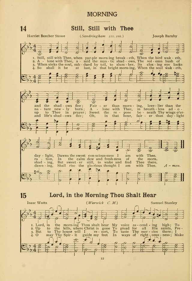 The Church School Hymnal page 12