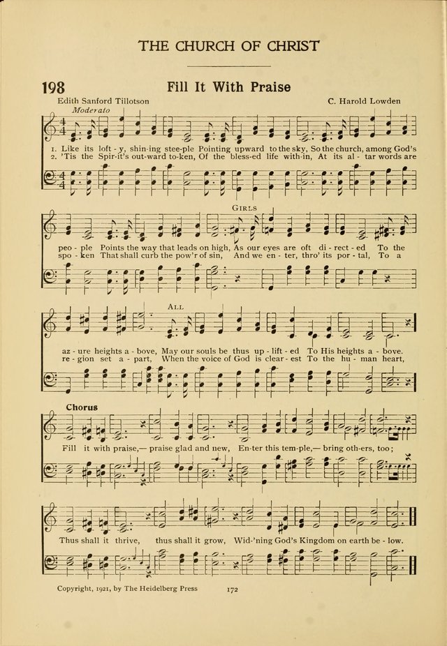 The Church School Hymnal page 172