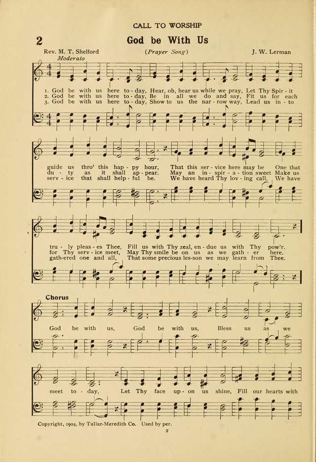 The Church School Hymnal page 2