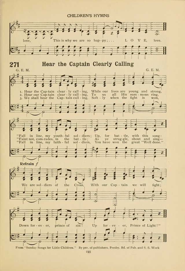 The Church School Hymnal page 235