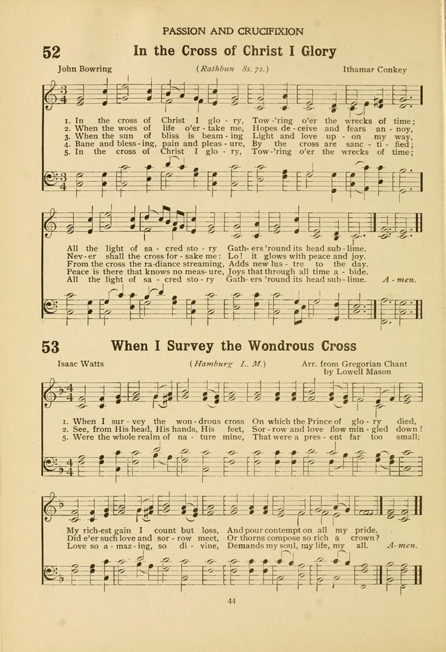 The Church School Hymnal page 44