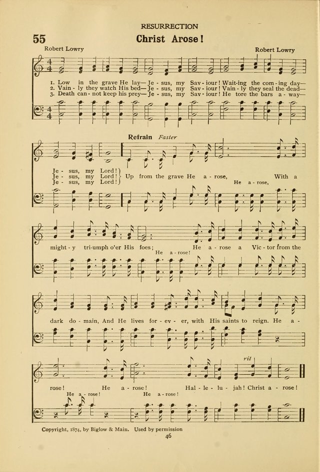 The Church School Hymnal page 46