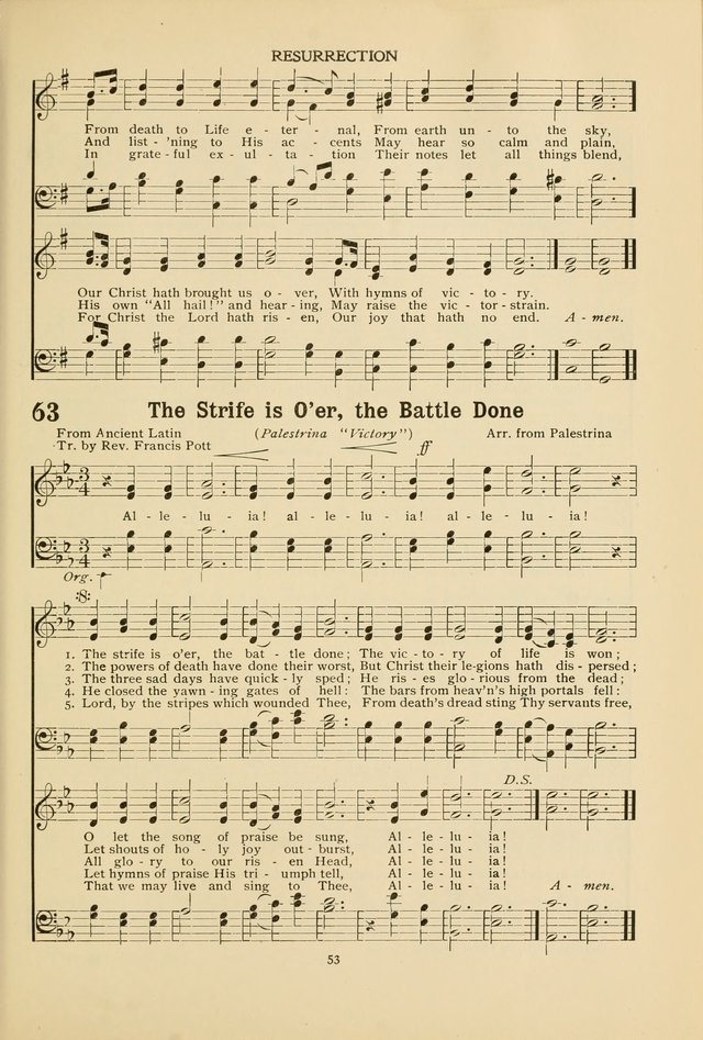 The Church School Hymnal page 53