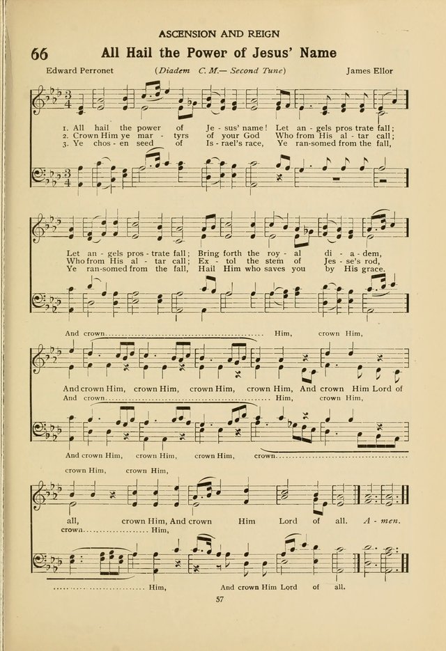 The Church School Hymnal page 57