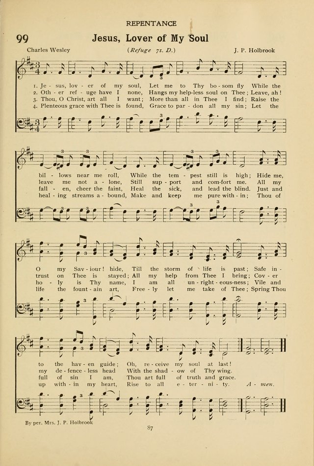 The Church School Hymnal page 87