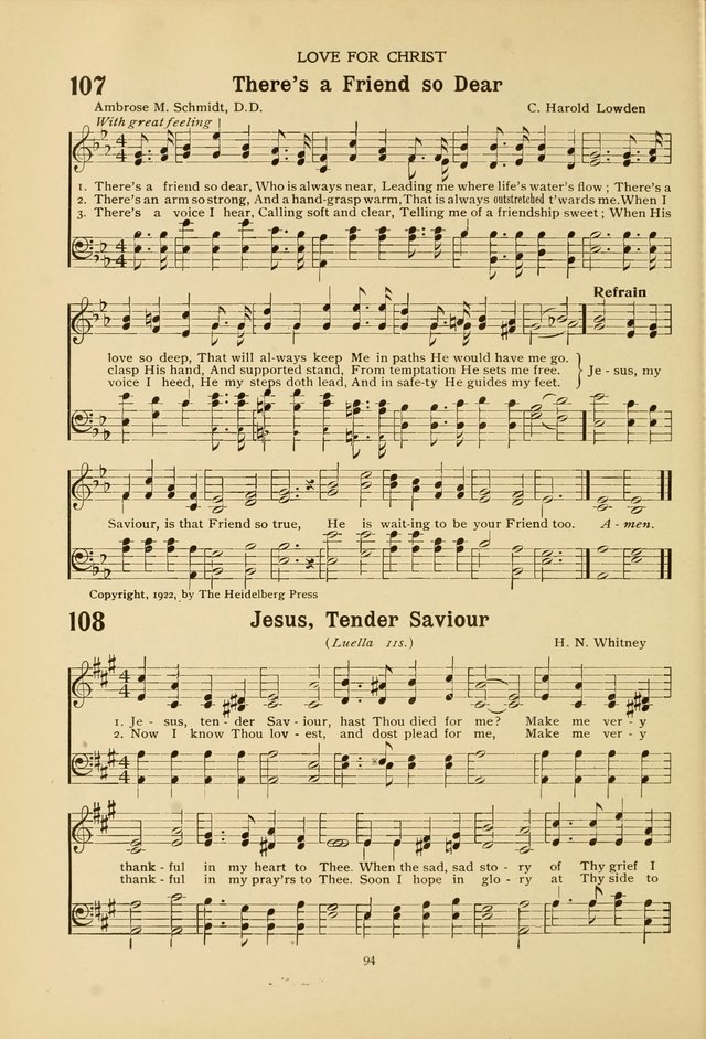 The Church School Hymnal page 94