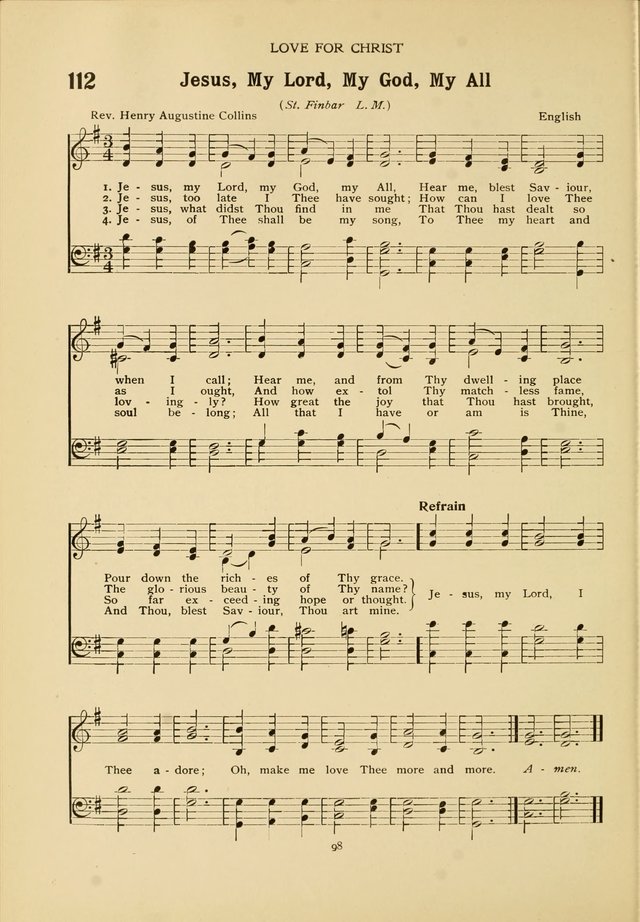 The Church School Hymnal page 98
