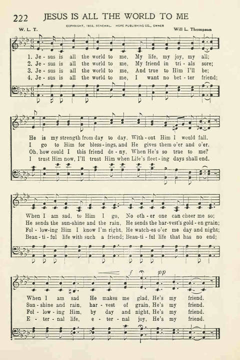 Church Service Hymns page 189