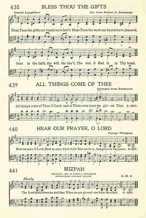 Church Service Hymns All Things Come Of Thee O Lord Hymnary Org