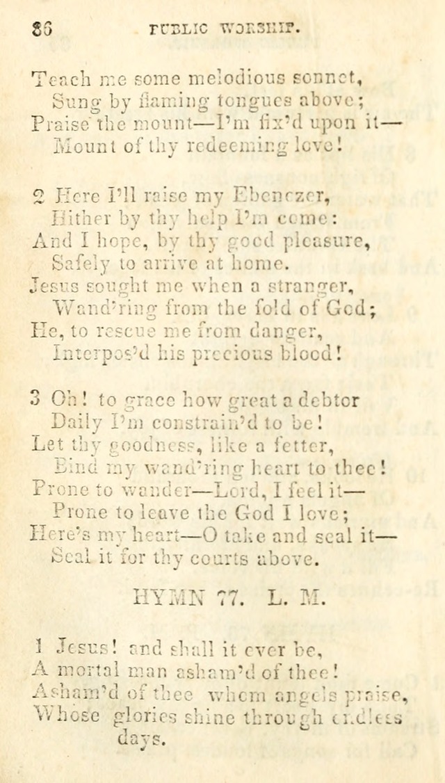 A Collection of Sacred Hymns, for the Church of Jesus Christ of Latter Day Saints page 88