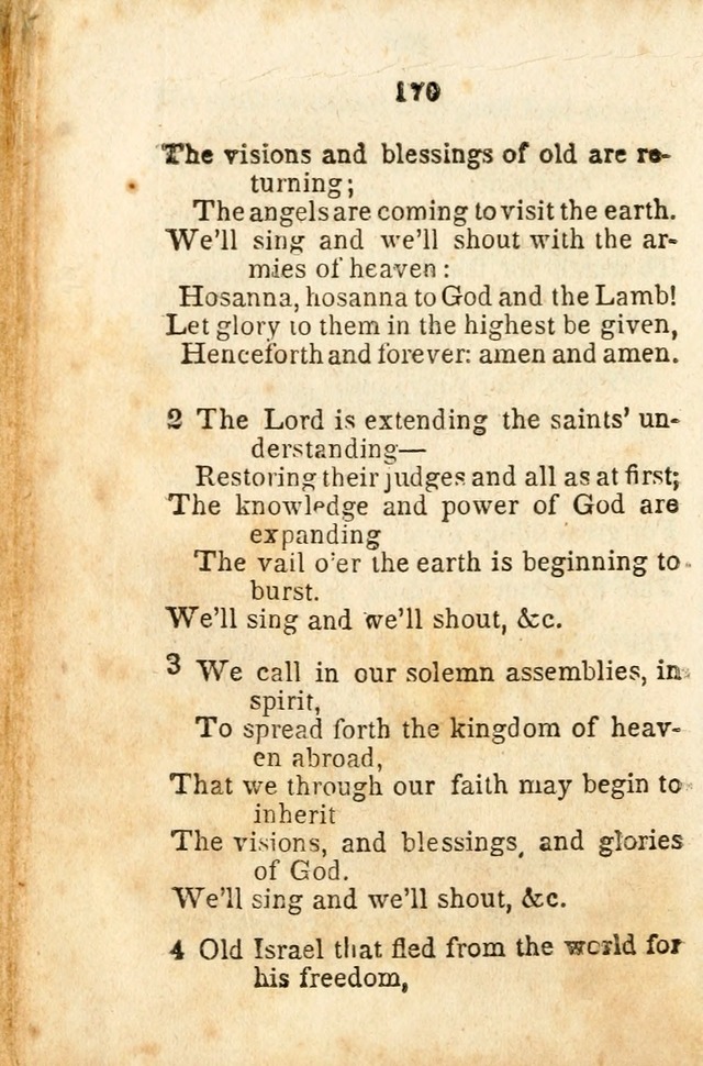 A Collection of Sacred Hymns for the Church of Jesus Christ of Latter-Day  Saints page 171