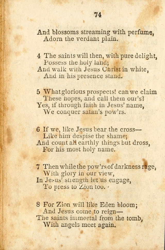 A Collection of Sacred Hymns for the Church of Jesus Christ of Latter-Day  Saints page 75