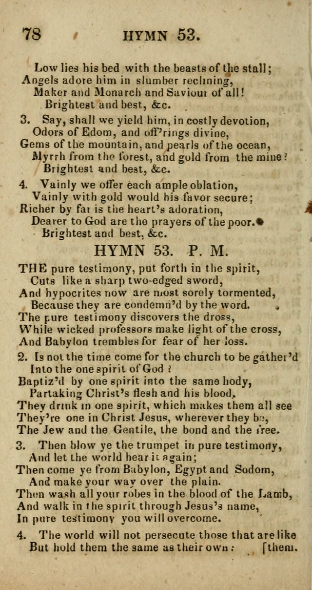 A Choice Selection of Hymns and Spiritual Songs, Designed to Aid in the Devotions of Prayer, Conference, and Camp-Meetings page 89