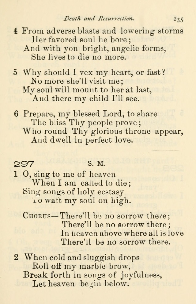 A Choice Selection of Hymns and Spiritual Songs for the use of the Baptist Church and all lovers of song page 238