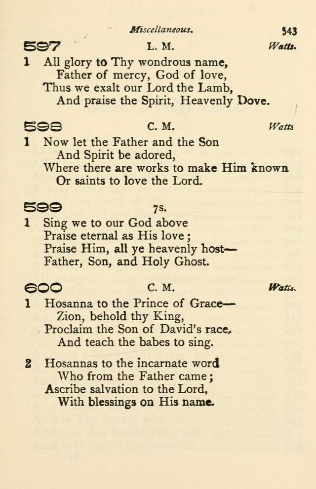 A Choice Selection of Hymns and Spiritual Songs for the use of the Baptist Church and all lovers of song page 546