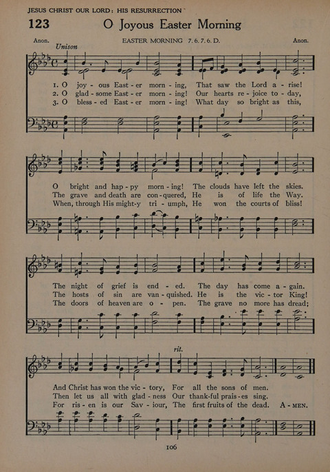 The Church School Hymnal for Youth page 106