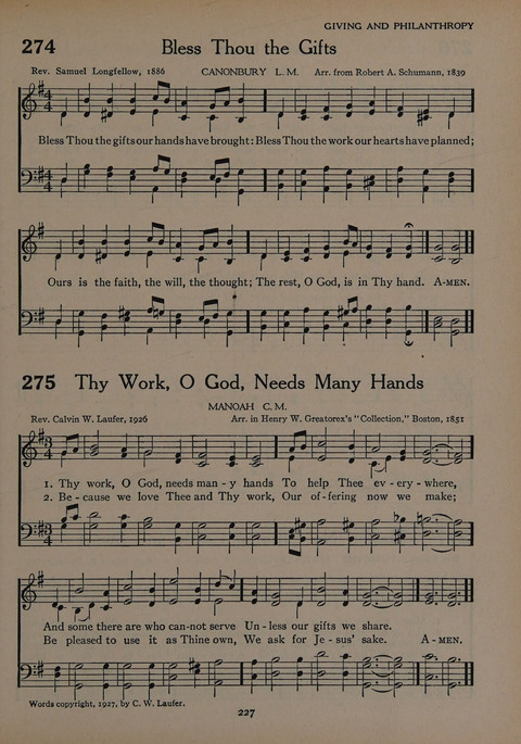 The Church School Hymnal for Youth page 227