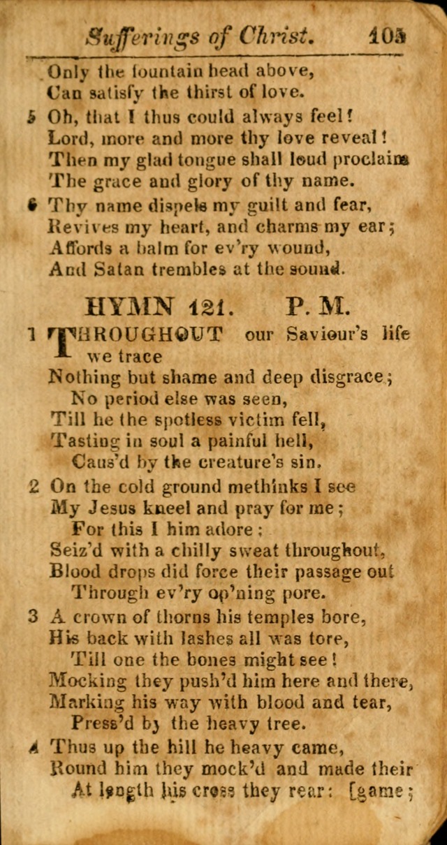 A Choice Selection of Psalms, Hymns and Spiritual Songs for the use of  Christians page 106