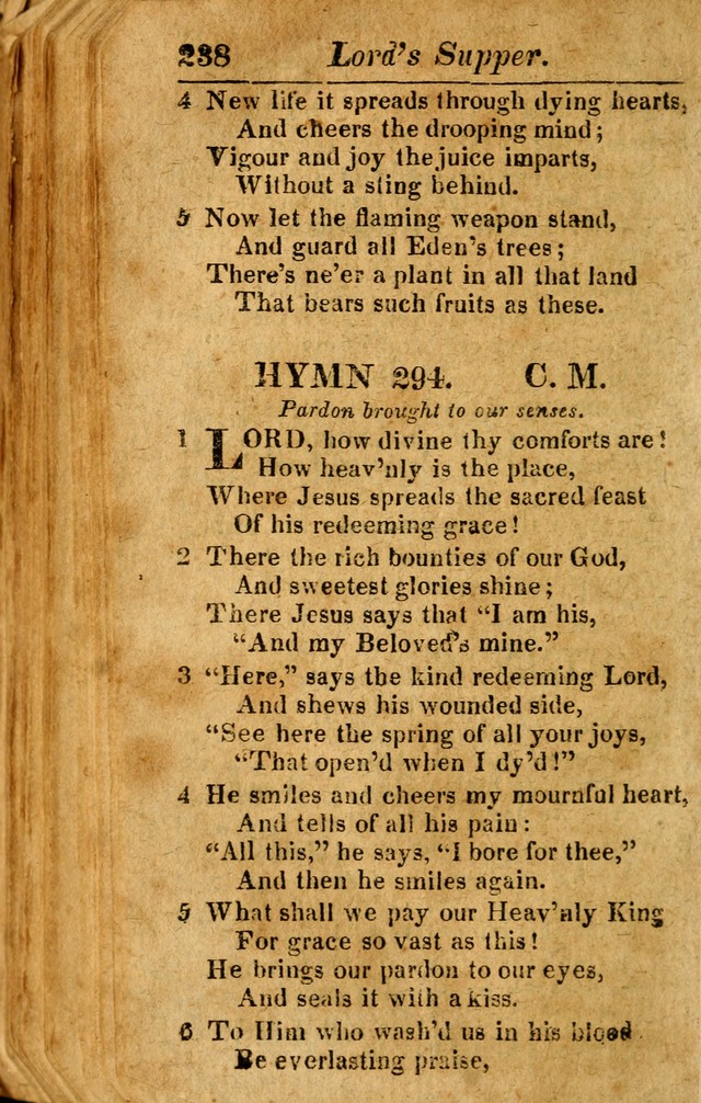 A Choice Selection of Psalms, Hymns and Spiritual Songs for the use of  Christians page 231