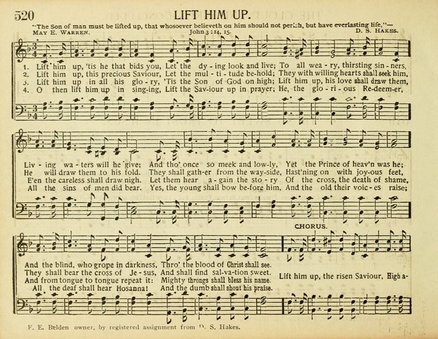 Christ in Song: for all religious services nearly one thousand best gospel hymns, new and old with responsive scripture readings (Rev. and Enl.) page 312