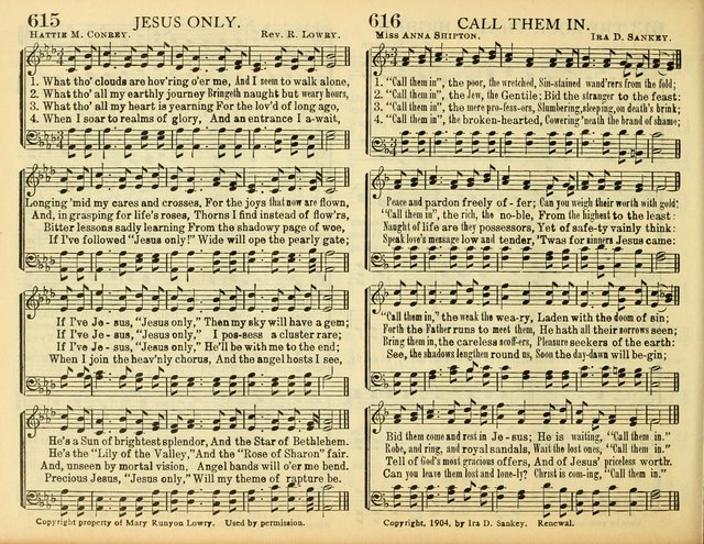 Christ in Song: for all religious services nearly one thousand best gospel hymns, new and old with responsive scripture readings (Rev. and Enl.) page 394