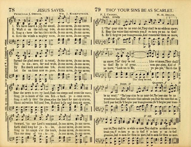 Christ in Song: for all religious services nearly one thousand best gospel hymns, new and old with responsive scripture readings (Rev. and Enl.) page 74