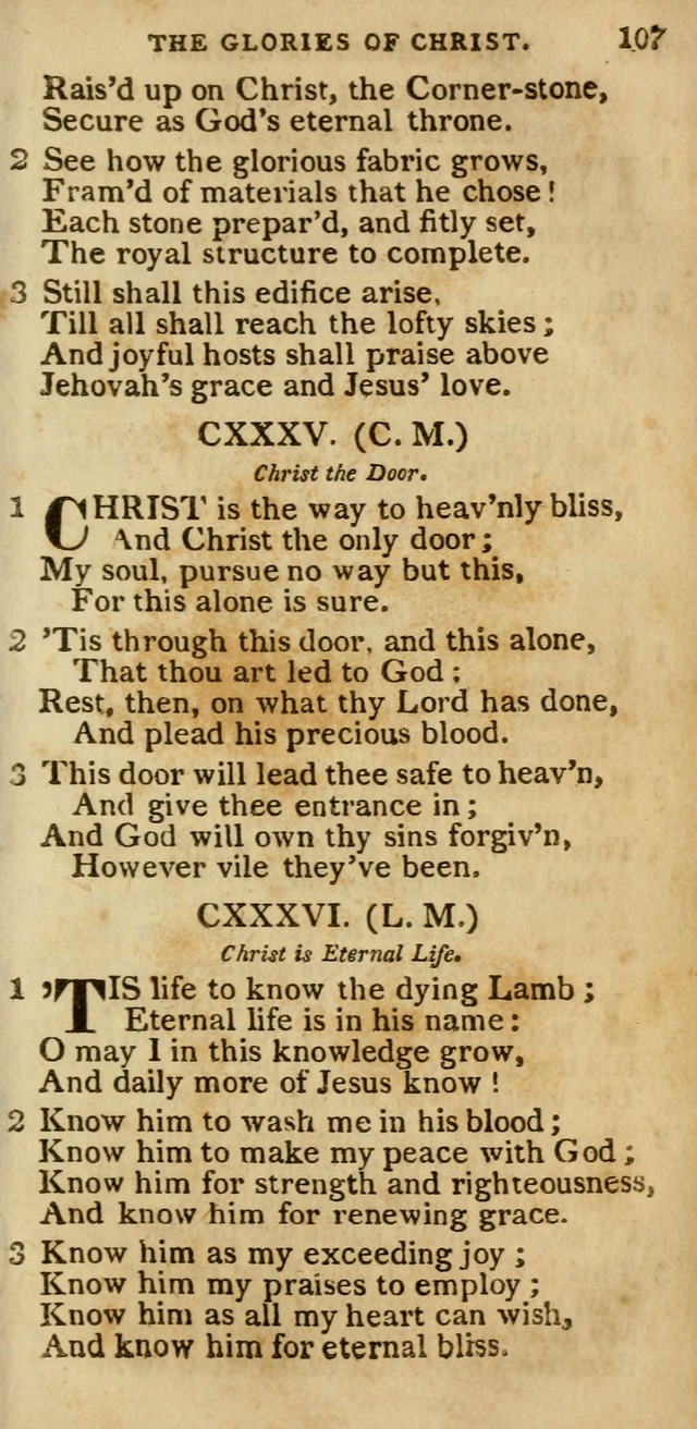 The Cluster of Spiritual Songs, Divine Hymns and Sacred Poems: being chiefly a collection (3rd ed. rev.) page 107