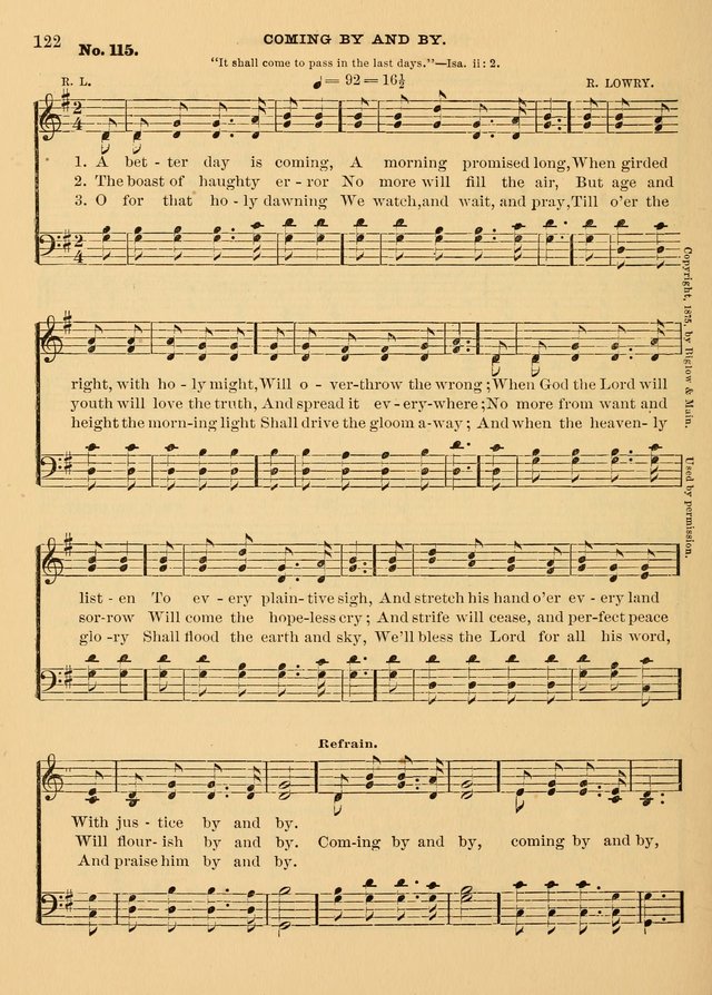 The Christian Sunday School Hymnal: a compilation of choice hymns and tunes for Sunday schools page 122